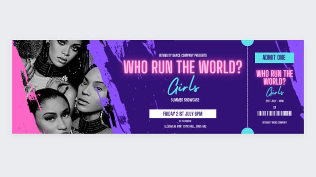 Who run the world? GIRLS - Intensity Dance Company