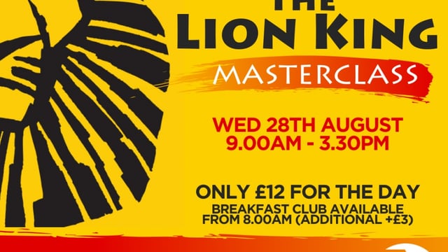 The Lion King Masterclass - 7 Academy of Performing Arts
