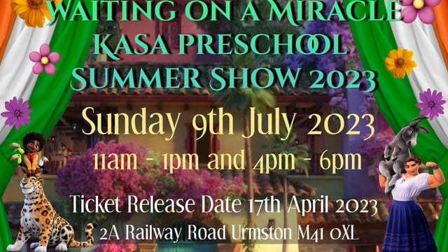 KASA Pre School Summer Show- Waiting On A Miracle 2023. - The KAS Academy