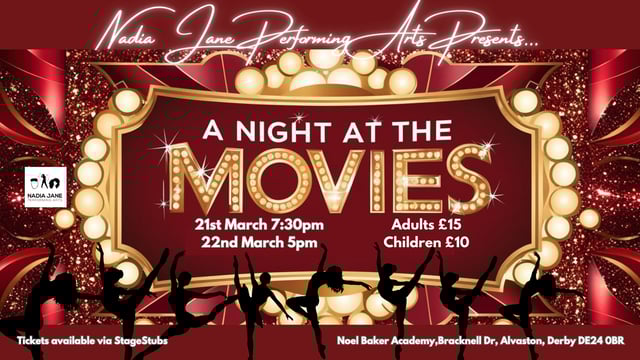 A Night At The Movies - Nadia Jane Performing Arts Show! - Nadia Jane Performing Arts