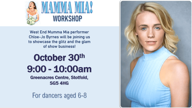 Chloe-Jo Byrnes Mamma Mia Workshop: Ages 6-8 - Gifford Dance Academy