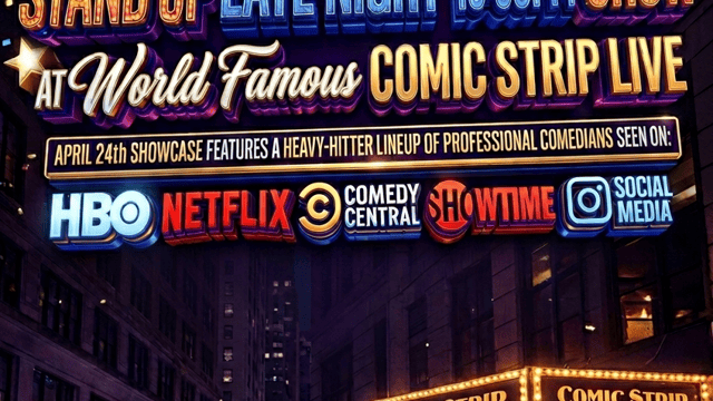 lower deck productions - FRIDAY LATE NIGHT STAND UP/COMEDY SHOW AT THE COMIC STRIP LIVE NYC