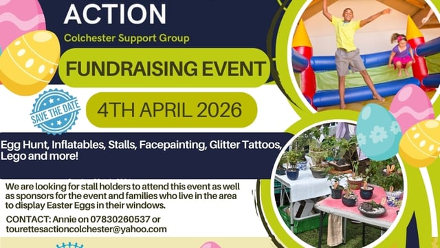 Tourettes Action Colchester - Easter Fundraising Day with Tourettes Action and St Stephens Church Centre