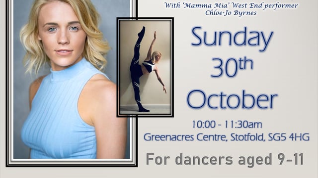 Chloe-Jo Byrnes Jazz Workshop: Ages 9-11 - Gifford Dance Academy