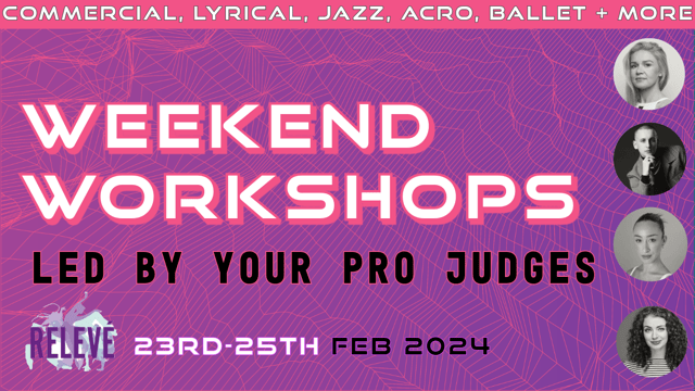 RELEVÉ 2024 WORKSHOPS - Bradley Shoots