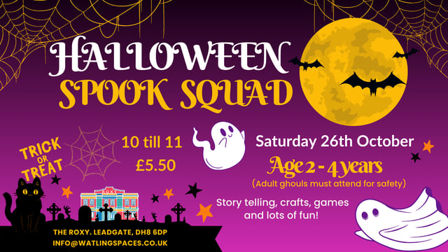 Halloween Spook Squad Age 2 - 4 - Watling Spaces CIC