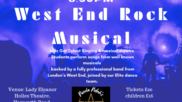 WEST END MUSICAL ROCK - 18 management limited