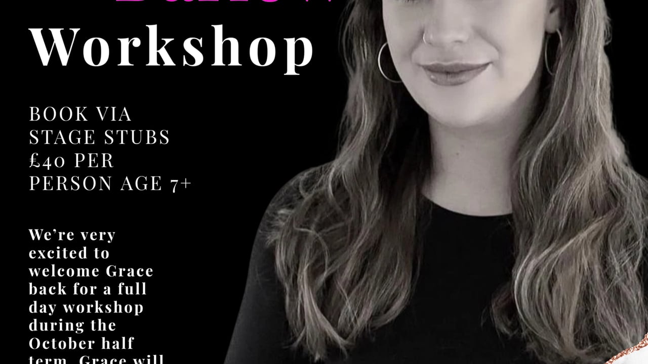 Grace Barlow- Full day Workshop 30th October 