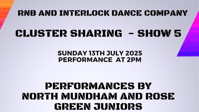 RnB and Interlock Dance Company - SHOW FIVE  - RnB and Interlock Dance company