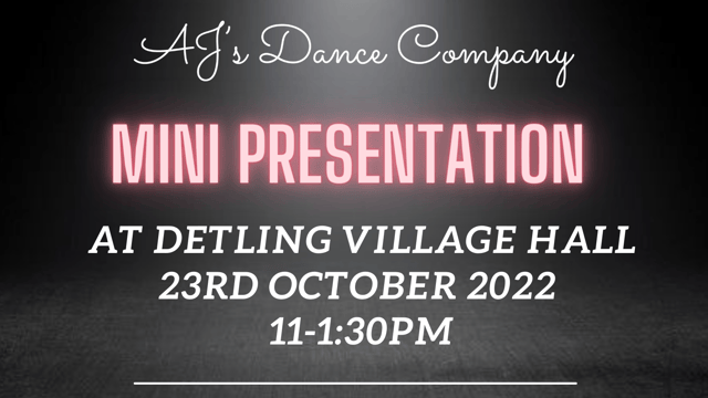 AJDC Mini presentation - Aimee Jane Dance Company Ltd