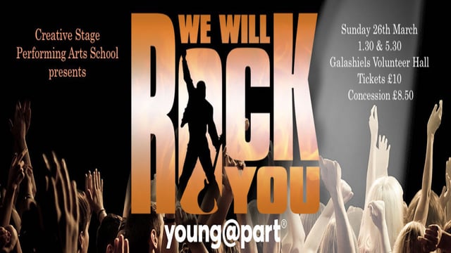Creative Stage - Creative Stage presents We Will Rock You