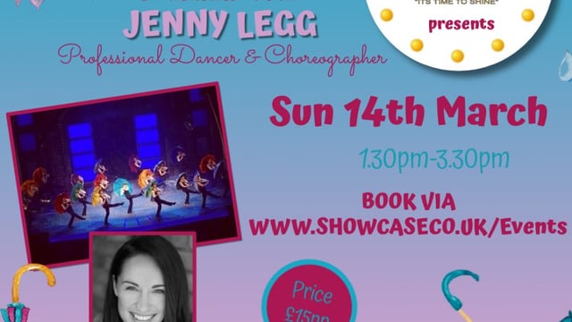 Jenny Legg Musical Theatre Singing In The Rain Online Workshop - Showcase Dance & Stage 