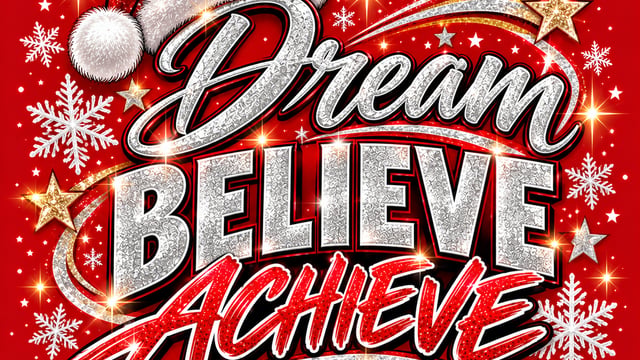 DBA Dance Academy - Lesmahagow Christmas Presentation - DREAM BELIEVE ACHIEVE 2026