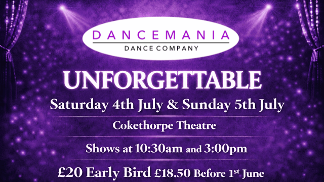 Unforgettable Dance Showcase July 2026 - Dancemania Dance Company
