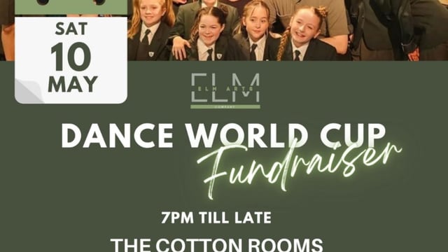 Dance World Cup Fundraiser for the Elm Arts Company! - STRICTLY MUSICAL THEATRE