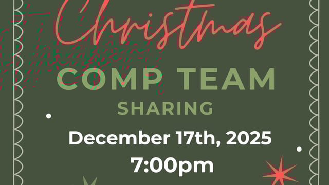 Elm Christmas Comp Team Sharing and Awards Evening  - STRICTLY MUSICAL THEATRE