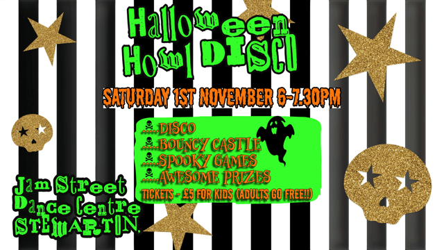 Halloween Howl Disco - Jam Street School of Dance