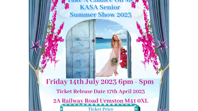 KASA Senior Summer Show- Take A Chance On Me 2023. - The KAS Academy