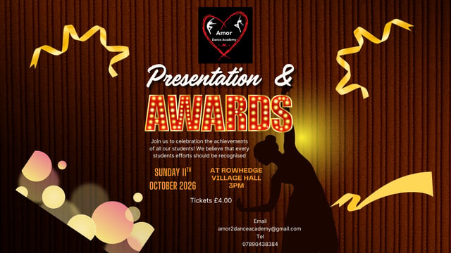 Amor Dance Academy - AMOR DANCE ACADEMY PRESENTATION AND AWARDS 