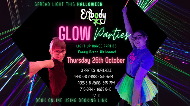 Embody Dance Glow Parties - Embody Dance