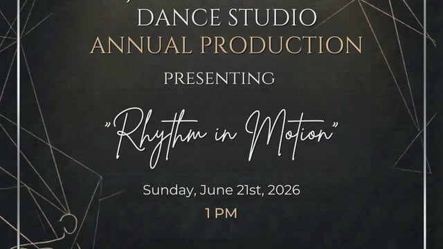JRDS Annual Dance Production Presenting "Rhythm in Motion" - Jorday Riveras Dance Studio