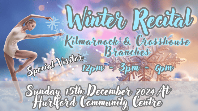 Kilmarnock Winter Recital - Jammy Events & Functions