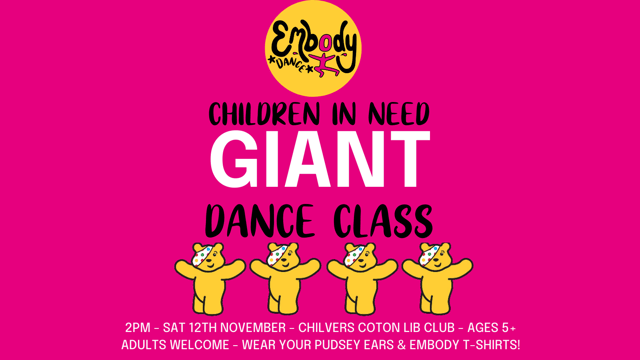 Embody Children in Need GIANT Dance Class - Embody Dance