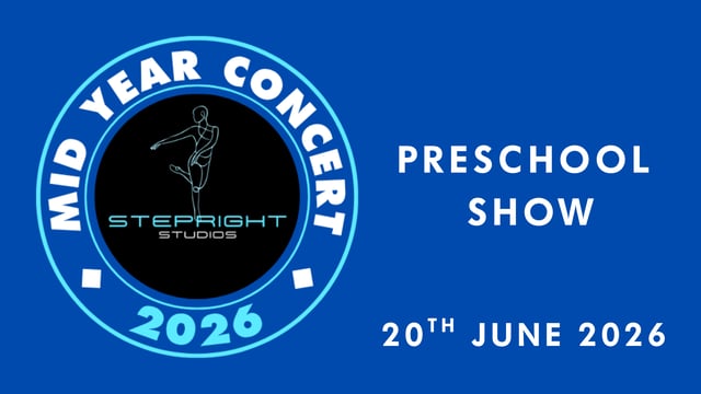 Stepright Studios - STEPRIGHT Studios Mid Year Concert 2026 - Preschool students