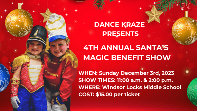 4th Annual Santa's Magic Benefit Show - Dance Kraze Dance Studio LLC