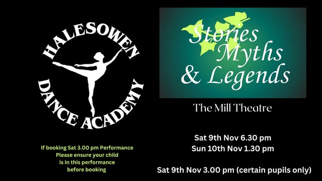 Stories, Myths & Legends - Halesowen Dance Academy