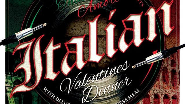 Italian Valentines Dinner - Bosworth Hall Hotel - Diva Music