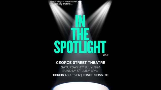 In the Spotlight 2026 - Coopers School of Performing Arts