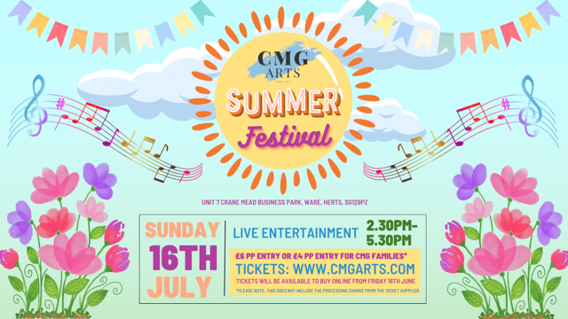CMG Summer Festival - CMG Arts Ltd