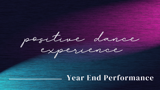 PDE Season 5 Year End Performance - Positive Dance Experience