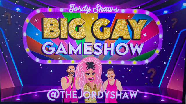 Jordy Shaws - BIG GAY GAMESHOW - Big Gay Gameshow