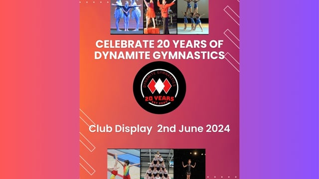 20 Years Of Dynamite - Dynamite gymnastics