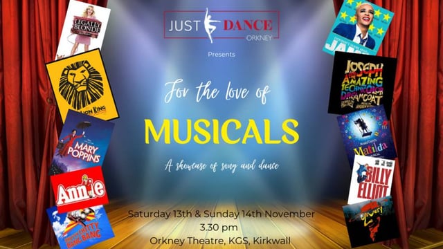 FOR THE LOVE OF MUSICALS - Just Dance Orkney