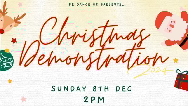 Christmas Demonstration 2024 - Katie Elizabeth School of Dance UK
