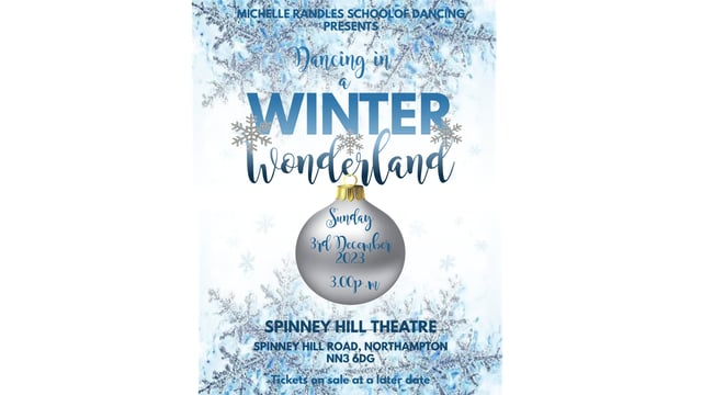Dancing in a Winter Wonderland - Michelle Randles School of Dancing