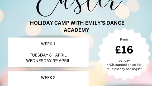 EDA EASTER CAMP 2025 - Emily's Dance Academy
