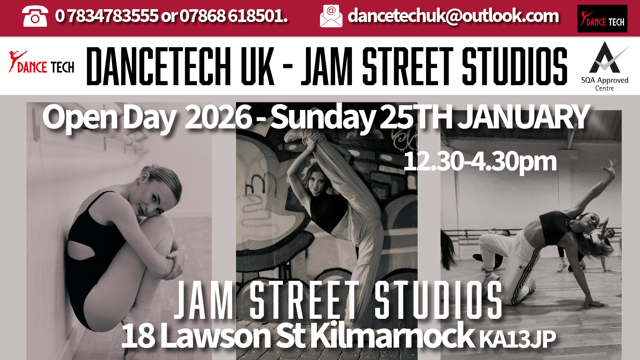 DanceTech UK Open Day 2026 - Jam Street School of Dance