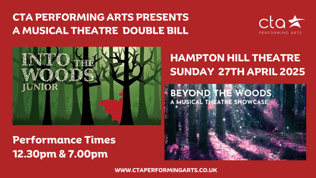 Musical Theatre Double Bill - Into the Woods/Beyond the Woods - Show 1 - Sunday 27 April 2025 12.30pm - Chiswick Theatre Arts Ltd