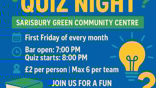 Monthly Quiz - Sarisbury Green Community Centre