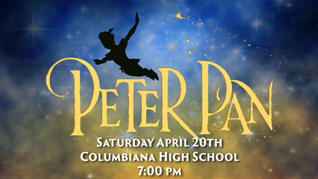 columbiana performing arts center - Peter Pan