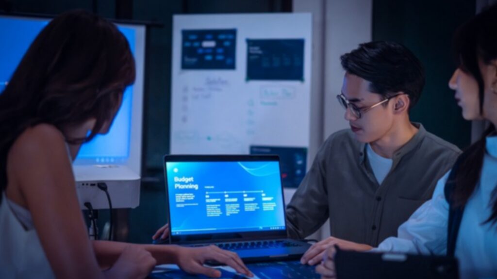 성공한 사업가의 결단력 모습