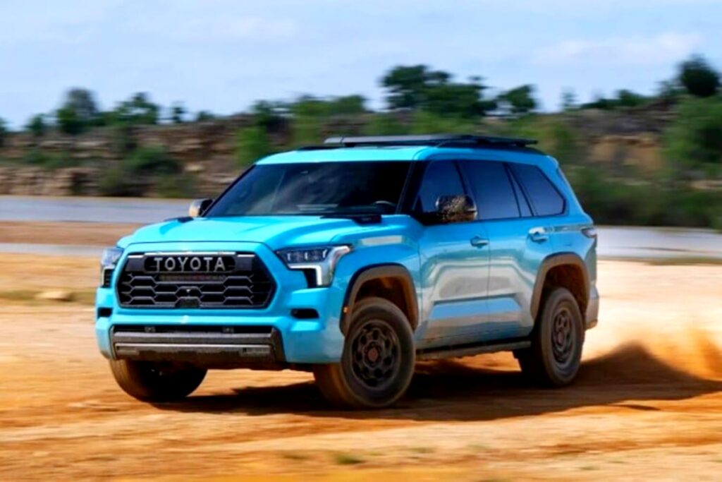 신형 세콰이어 TRD 프로 실내 모습