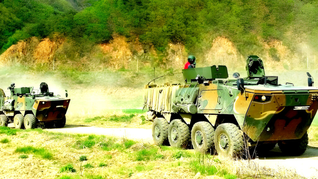 한국 군용차 수출 현장