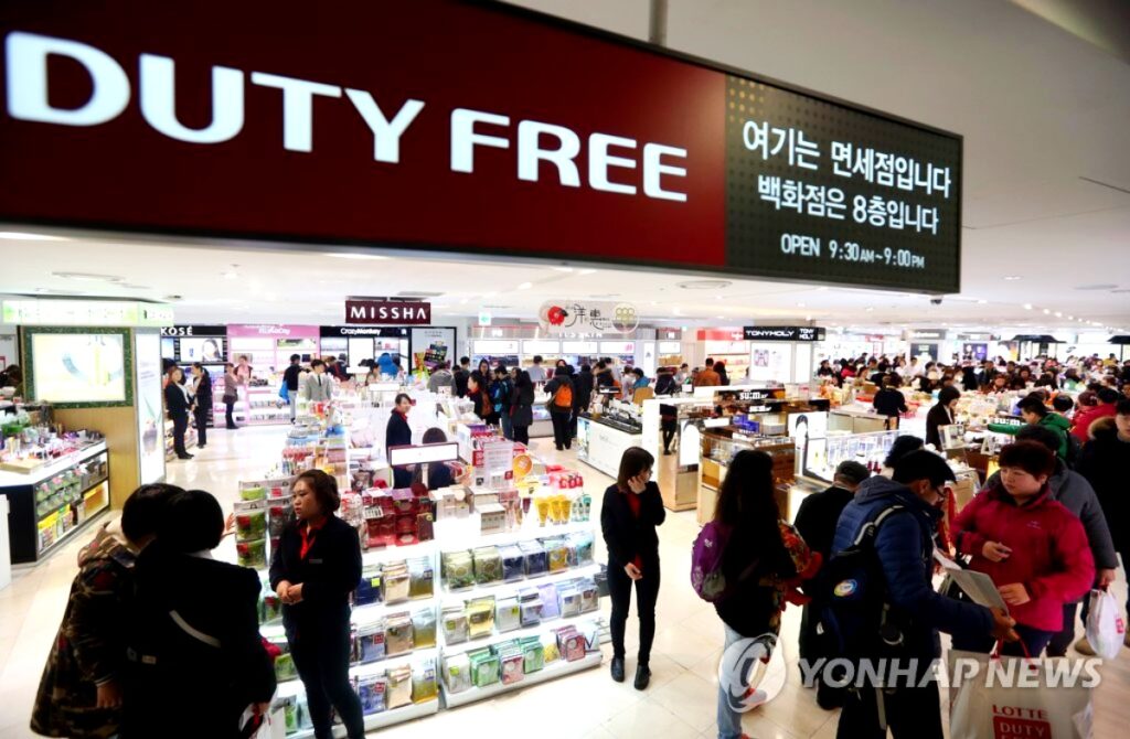 중국 단체관광객 소비 변화