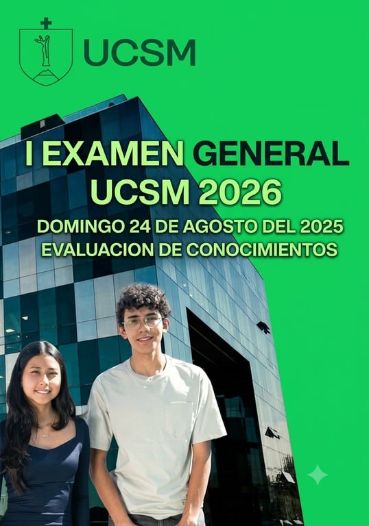I Examen General UCSM 2026