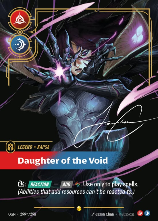 Kai'Sa, Daughter of the Void, Riftbound card OGN-299*